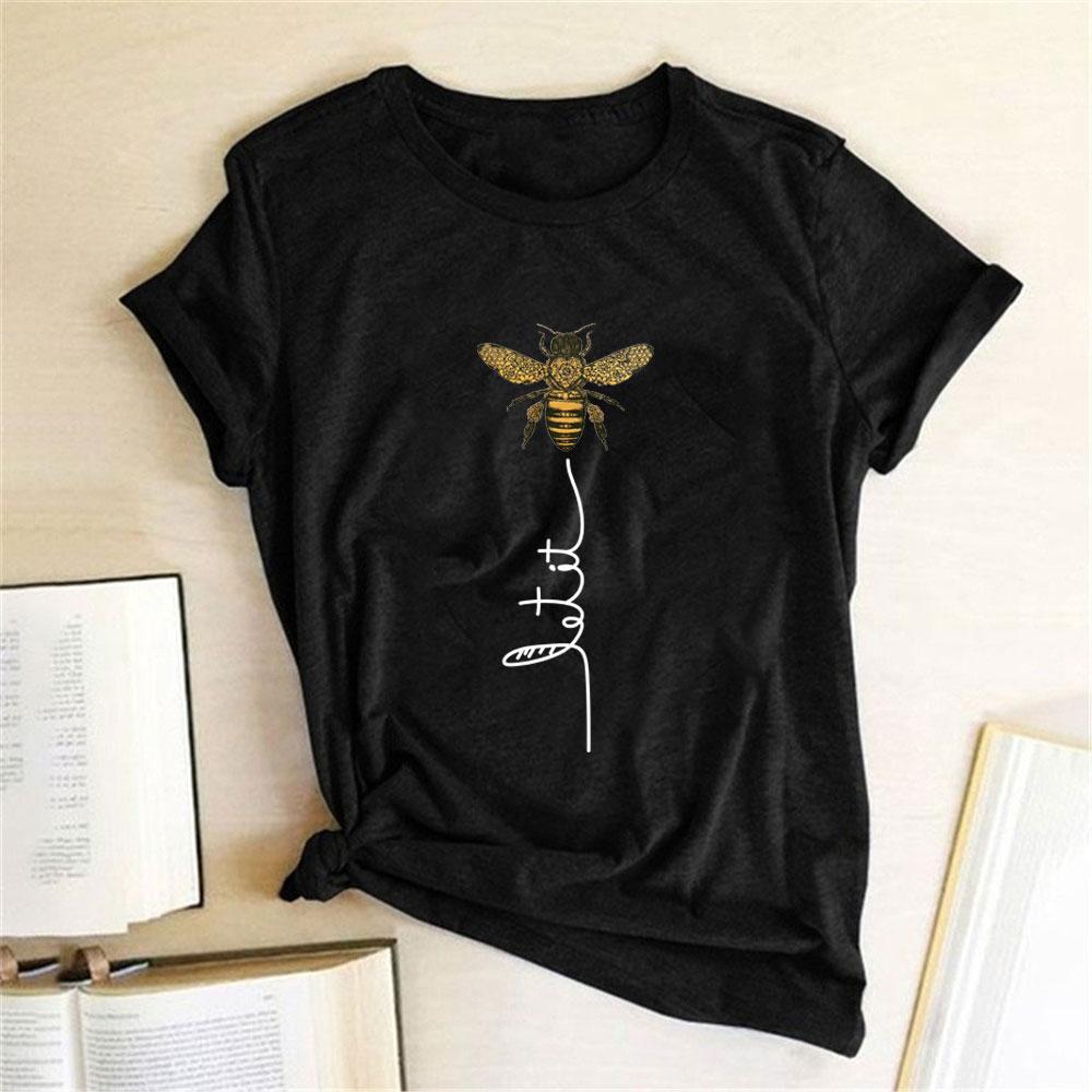 Damen T-Shirt mit Bienenmotiv