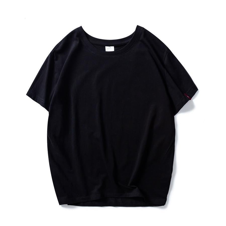 Einfarbiges Oversize-Damen-T-Shirt