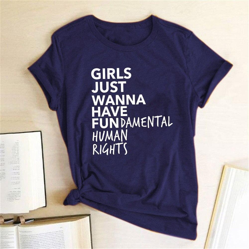 Damen T-Shirt mit Motto