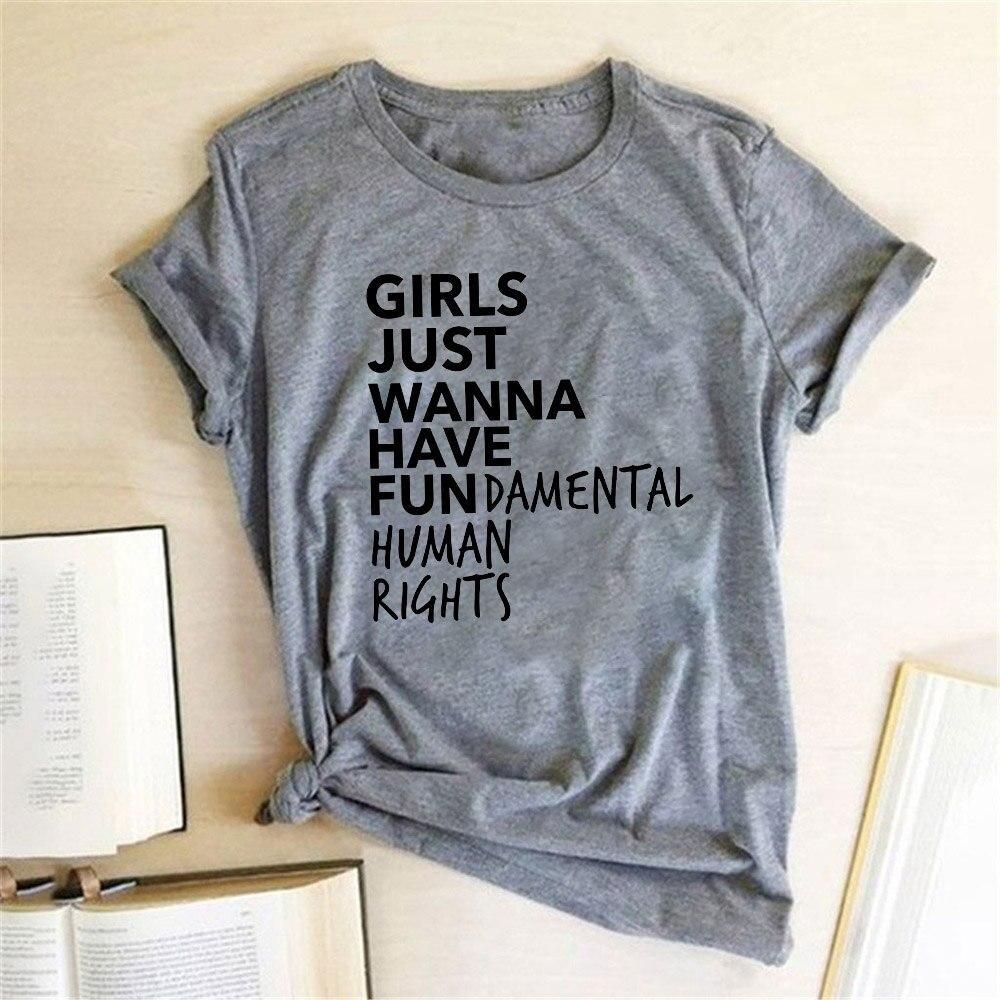 Damen T-Shirt mit Motto