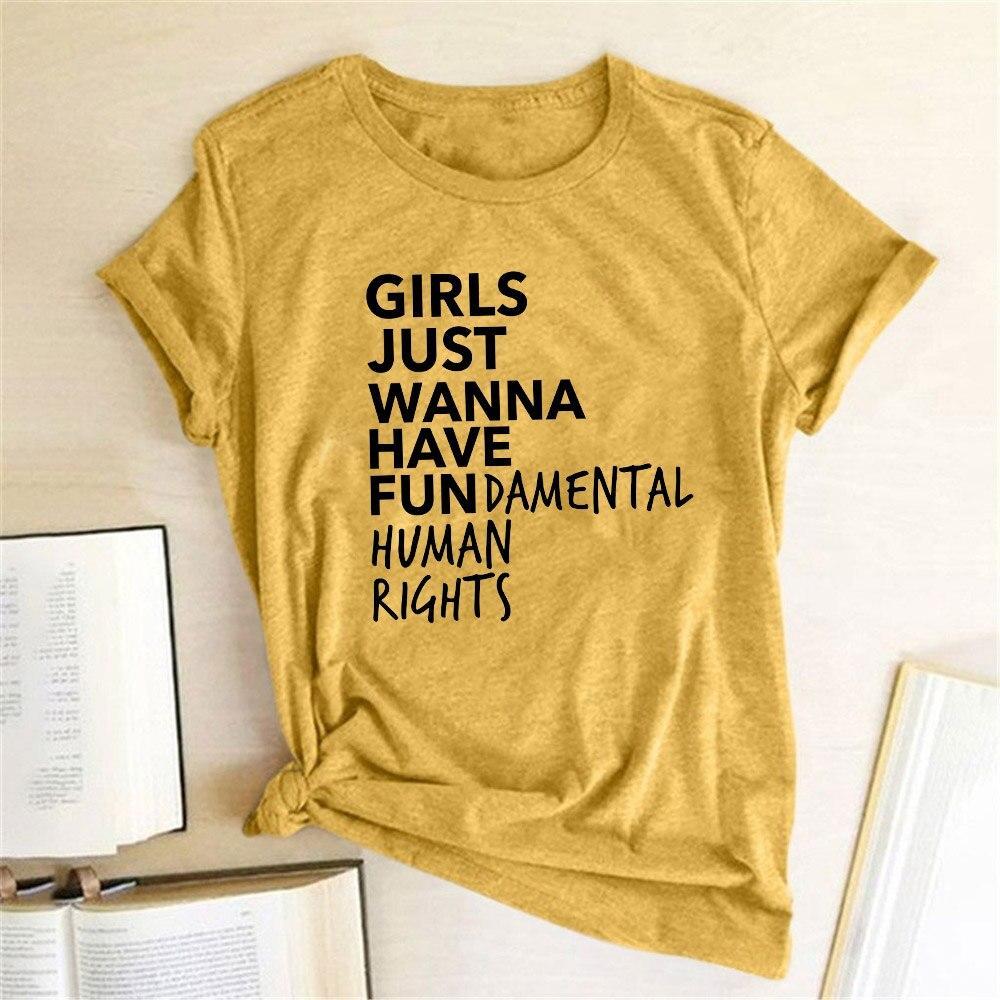 Damen T-Shirt mit Motto