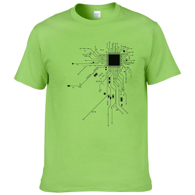 Herren T-Shirt mit minimalistischem Computer-Aufdruck