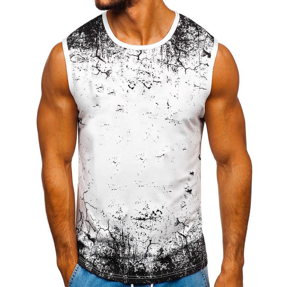 Meliertes Tanktop für Herren