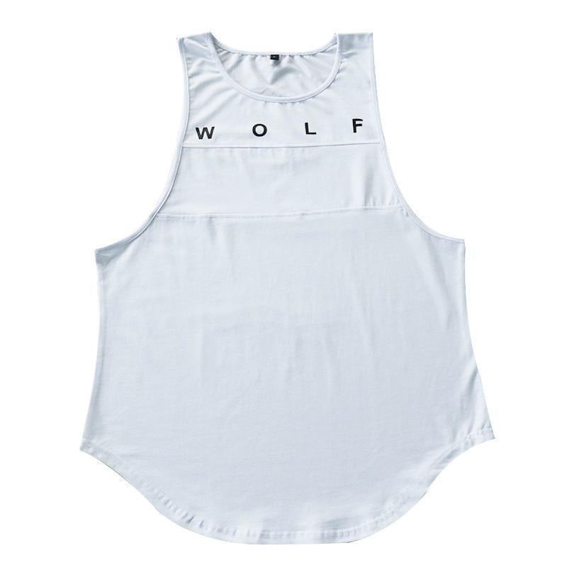 Herren-Tanktop mit Wolf-Schriftzug