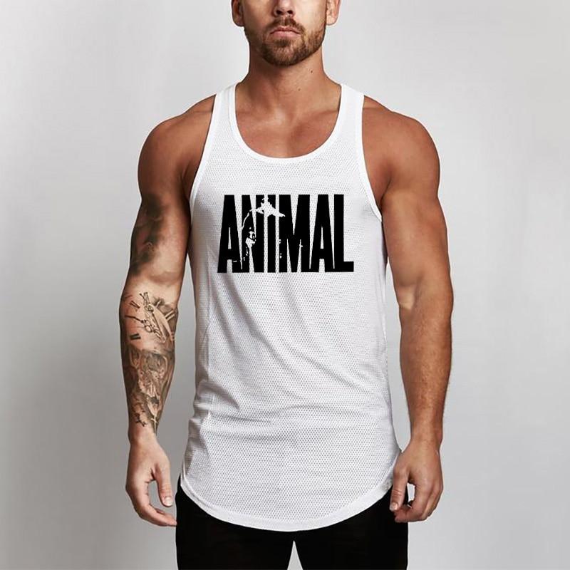 Herren-Tanktop mit Animal-Schriftzug