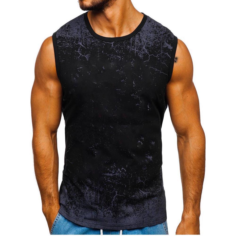 Meliertes Tanktop für Herren