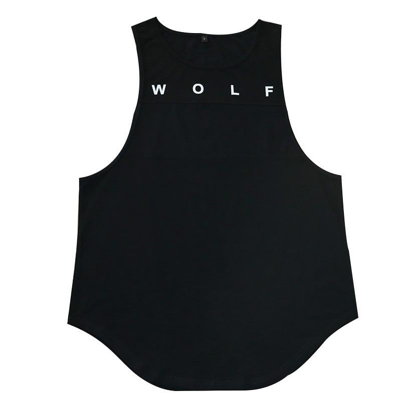 Herren-Tanktop mit Wolf-Schriftzug