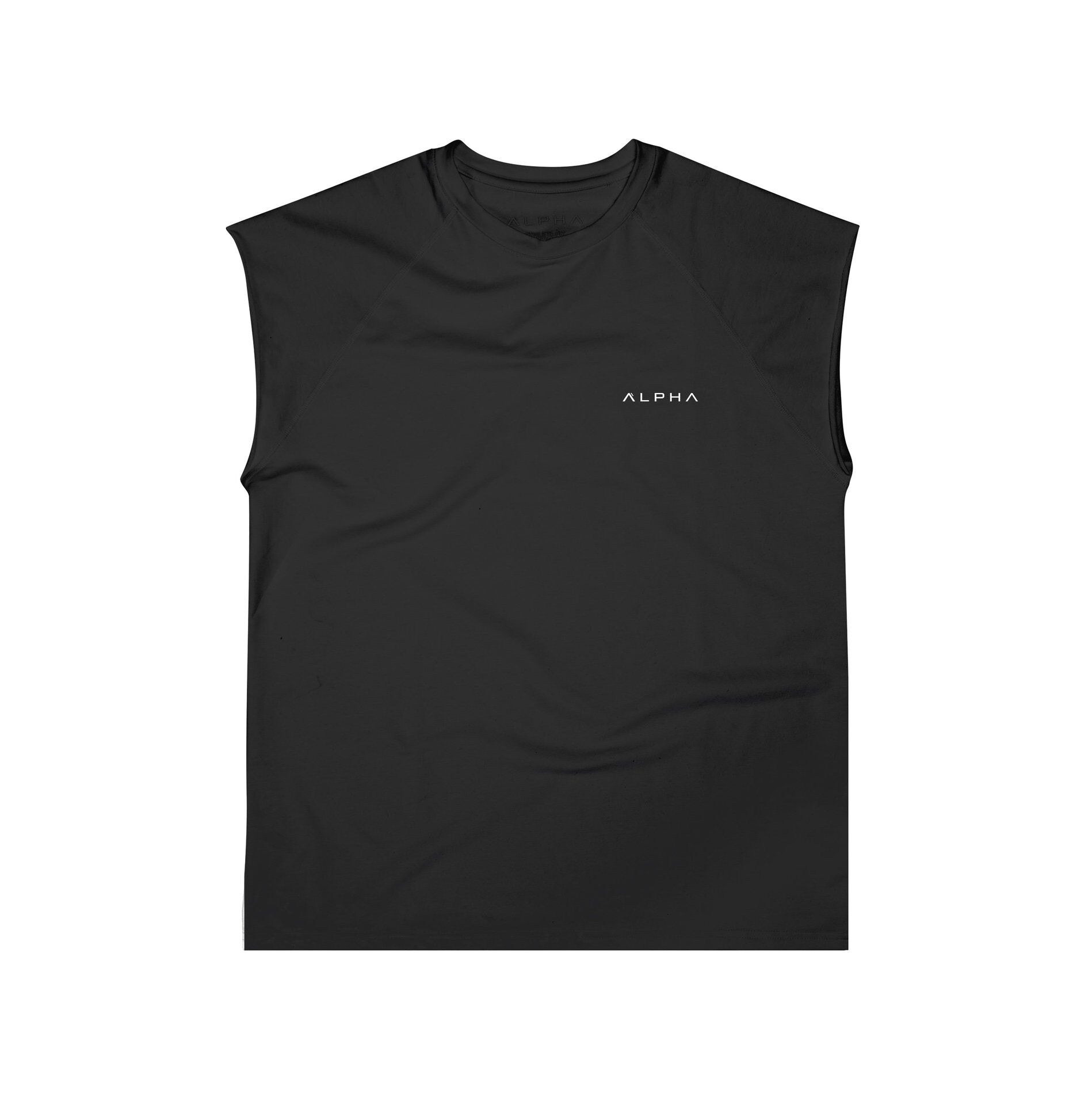 Herren-Tanktop mit kleiner Aufschrift