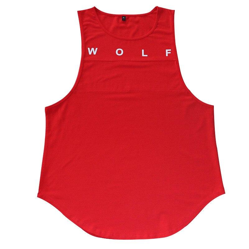 Herren-Tanktop mit Wolf-Schriftzug