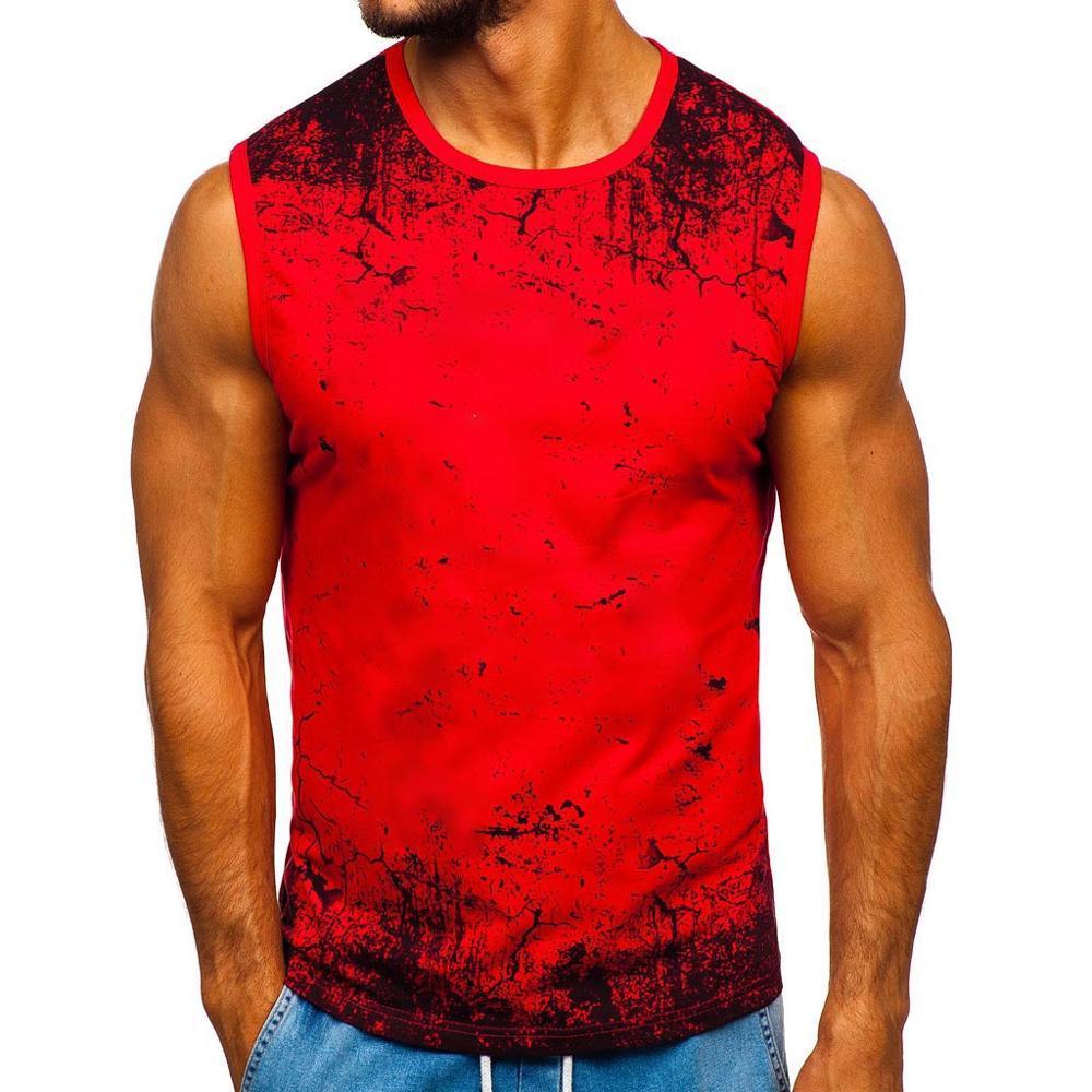 Meliertes Tanktop für Herren