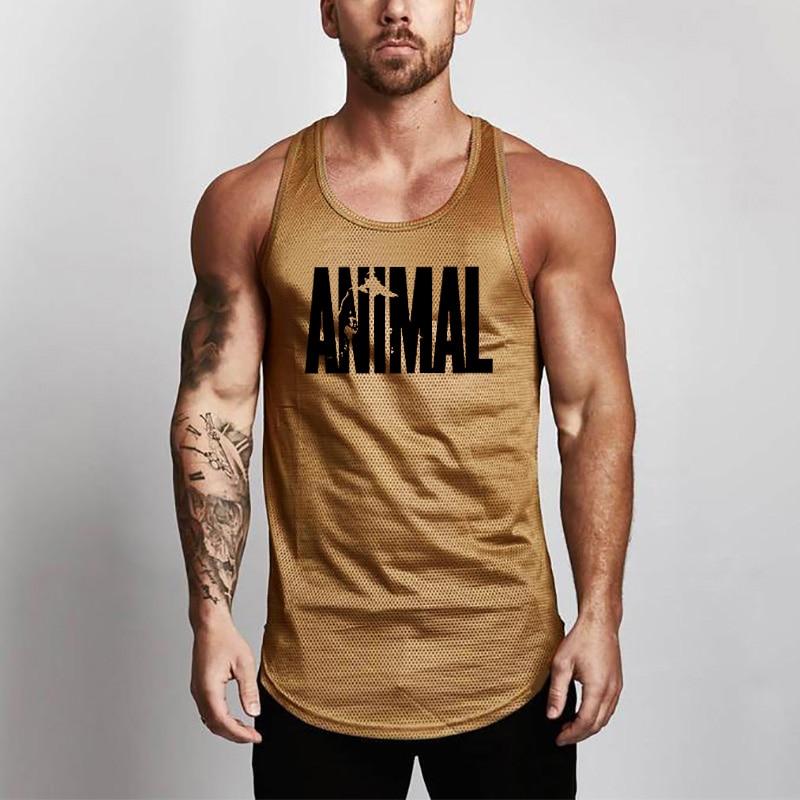 Herren-Tanktop mit Animal-Schriftzug