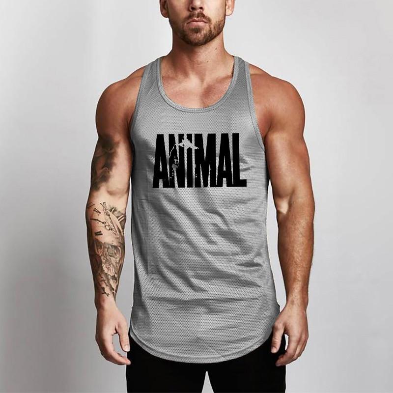 Herren-Tanktop mit Animal-Schriftzug