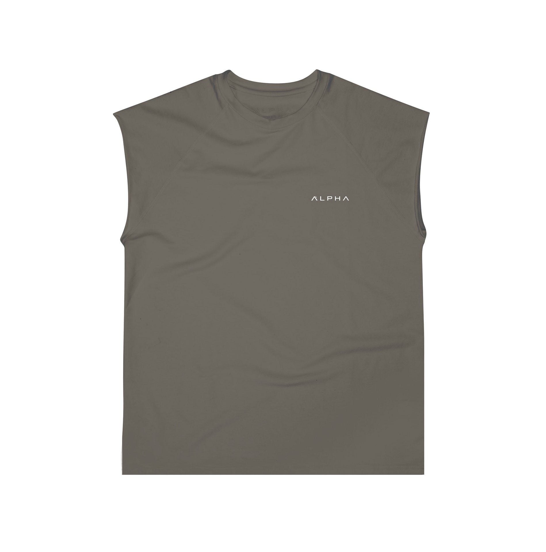 Herren-Tanktop mit kleiner Aufschrift