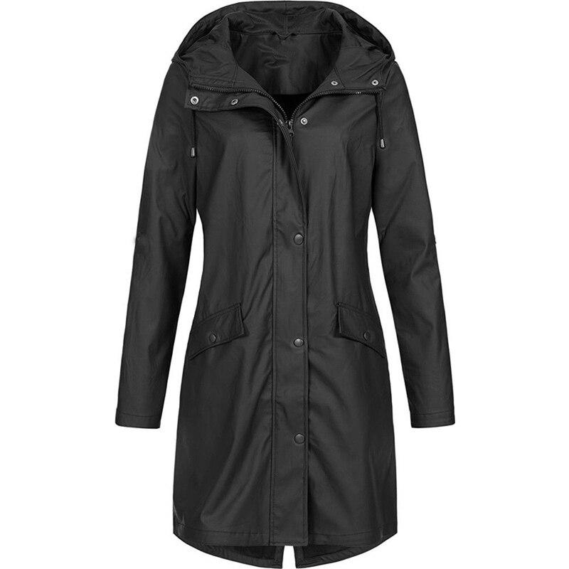 Lange Regenjacke für Damen