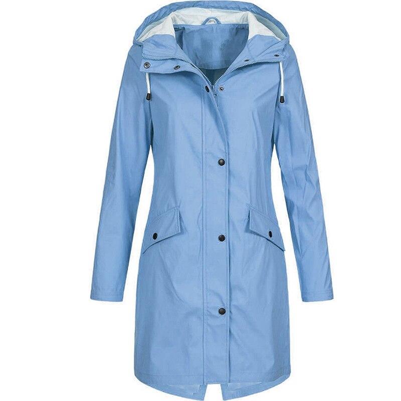 Lange Regenjacke für Damen