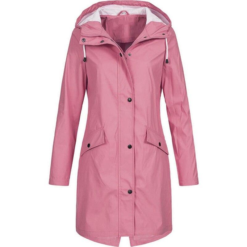 Lange Regenjacke für Damen