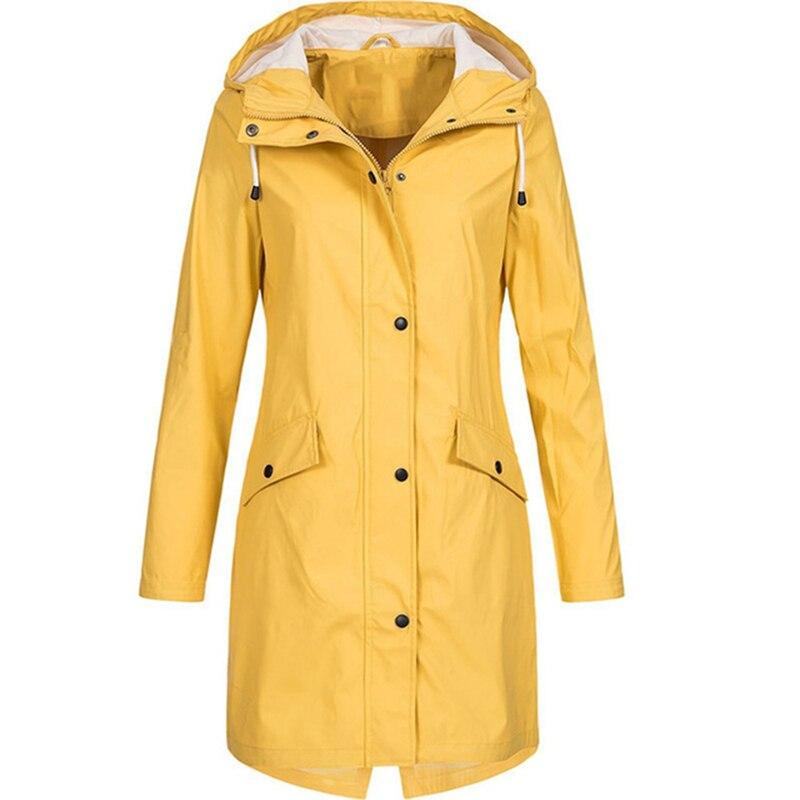 Lange Regenjacke für Damen