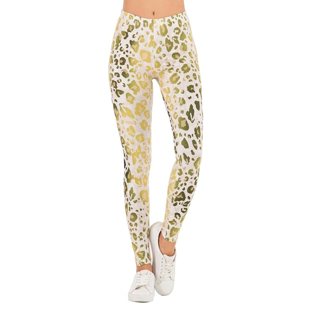 Bunt-gemusterte Leggings für Damen