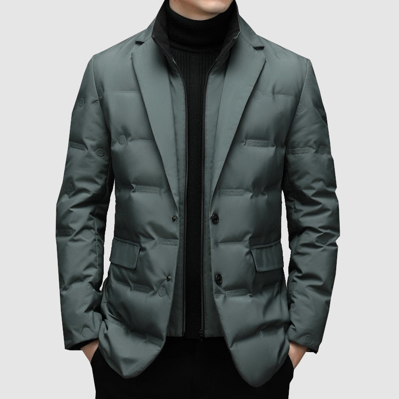 Brent | Herren Leichte Steppjacke | Daunenjacke Schwarz