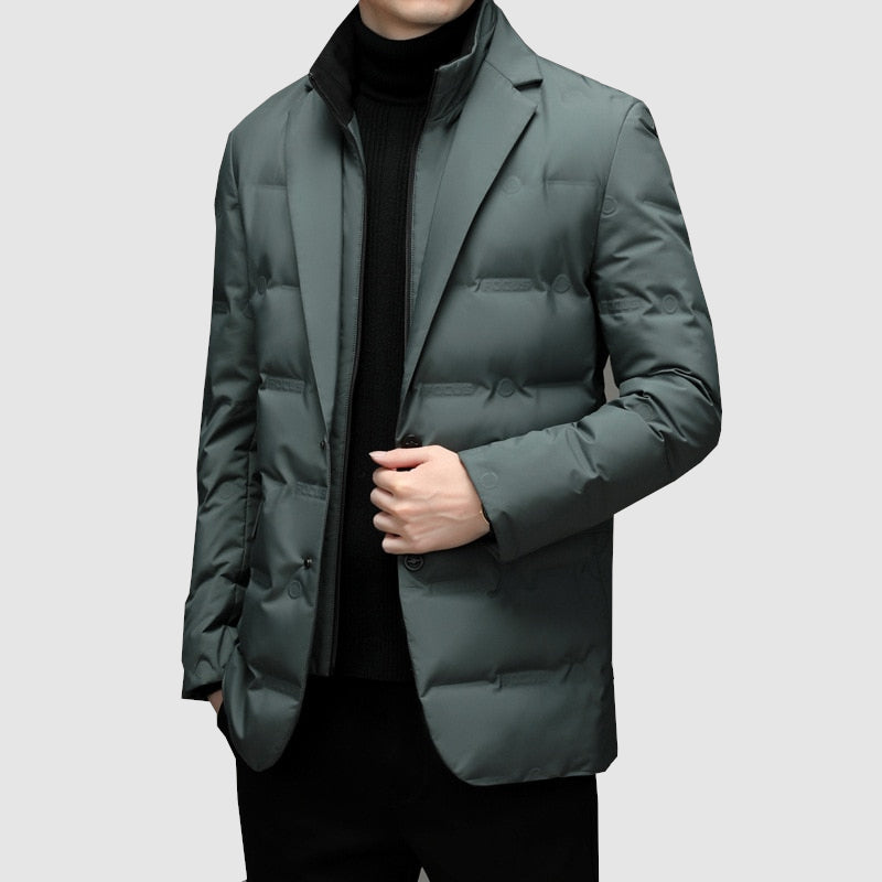 Brent | Herren Leichte Steppjacke | Daunenjacke Schwarz