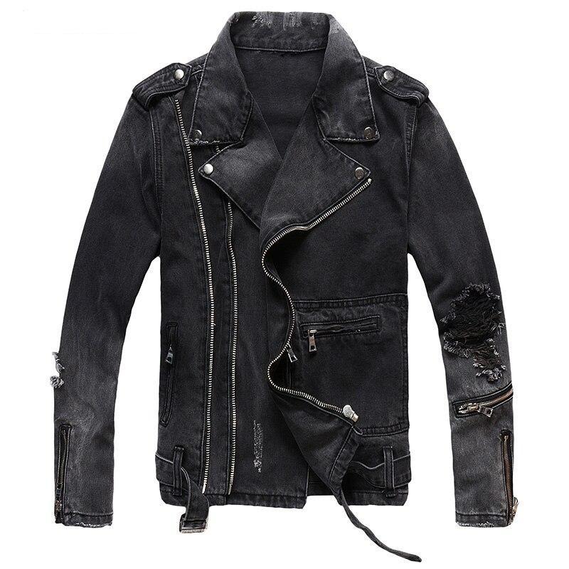 Distressed Jeansjacke für Herren