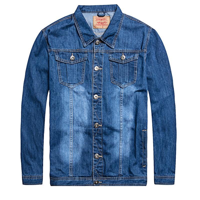 Distressed Jeansjacke für Herren