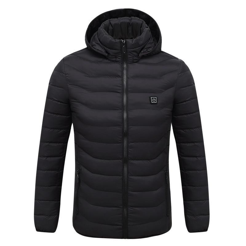 Herren Winterjacke mit Patch