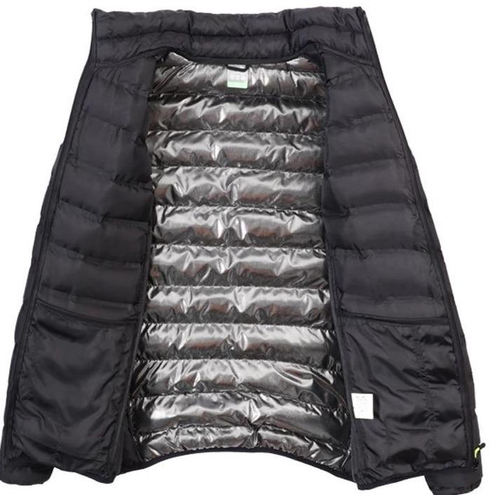 Einfarbige Winterjacke für Herren