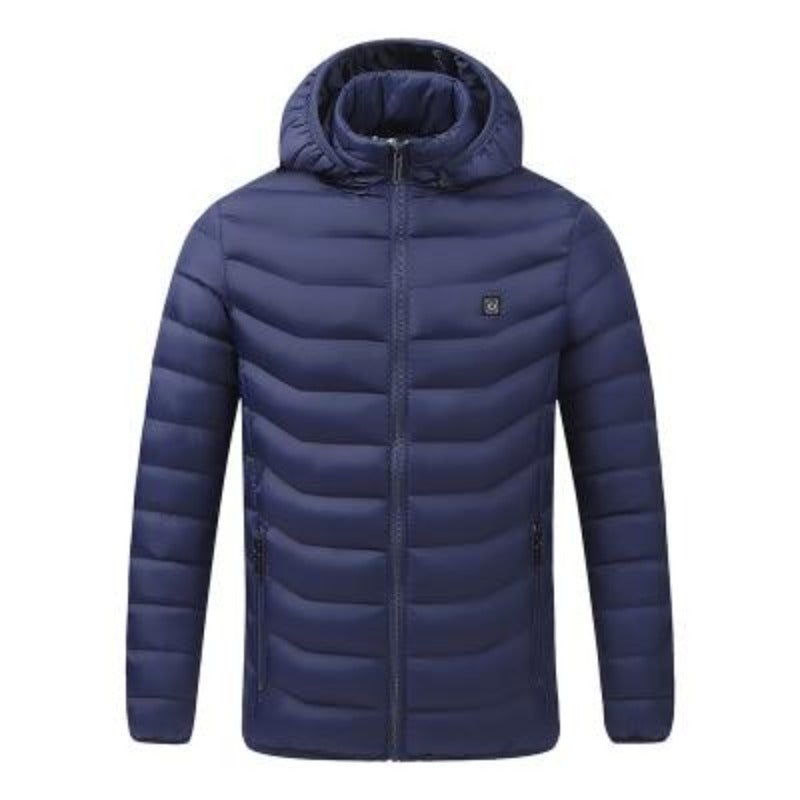 Herren Winterjacke mit Patch