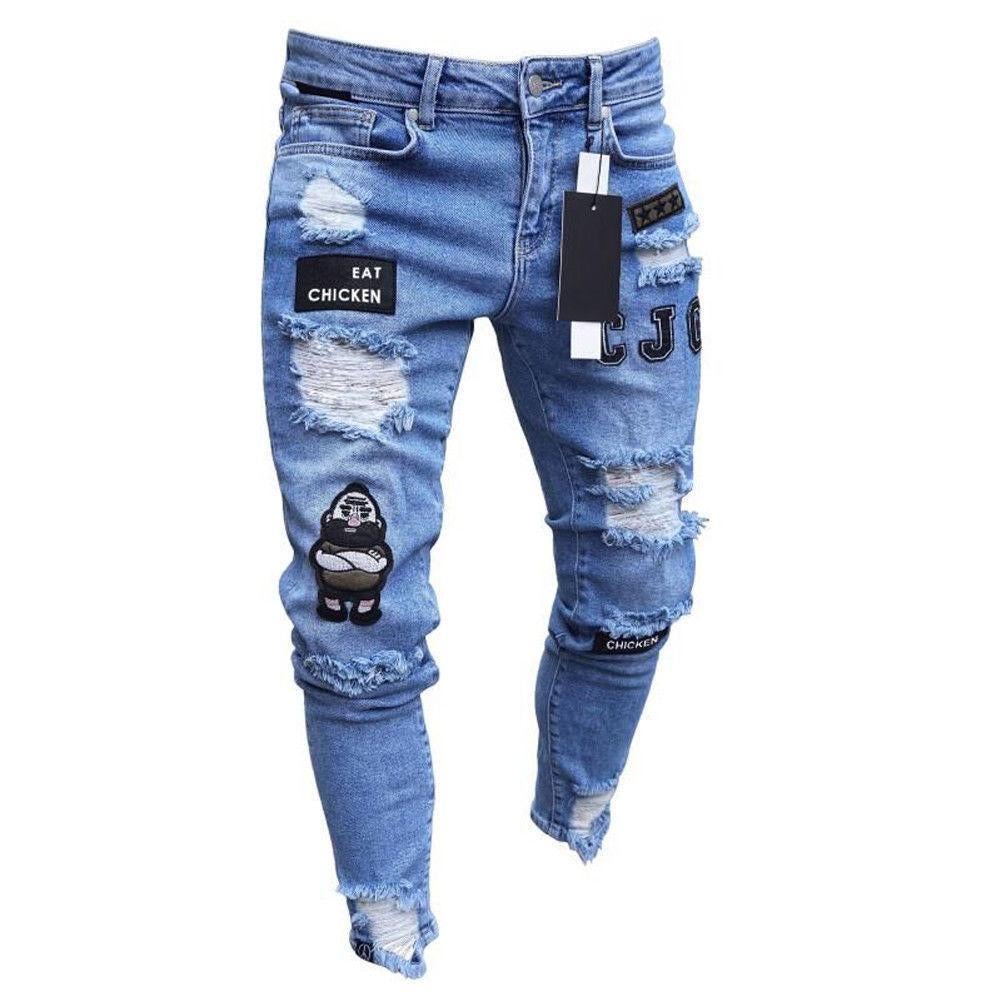 Zerrissene Jeans für Herren