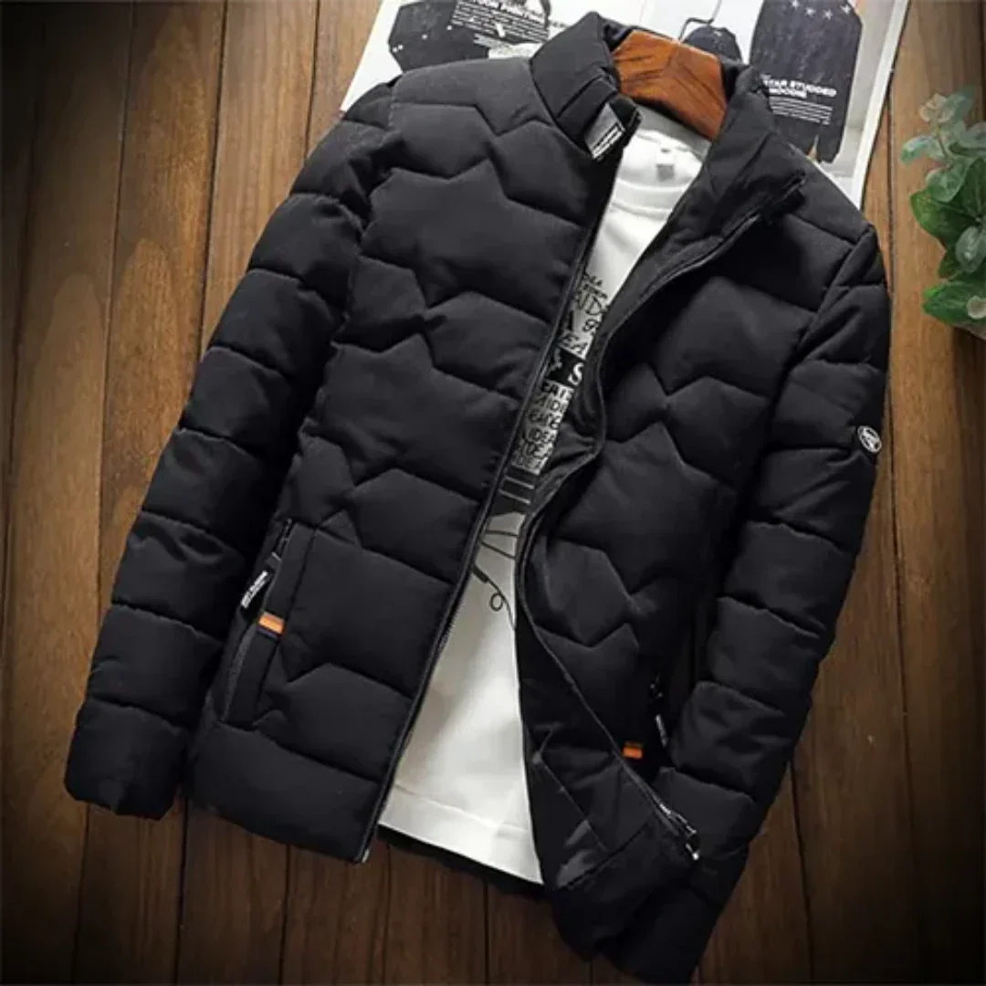 Kensleyo | Herren Warme Puffer Jacke | Reißverschluss