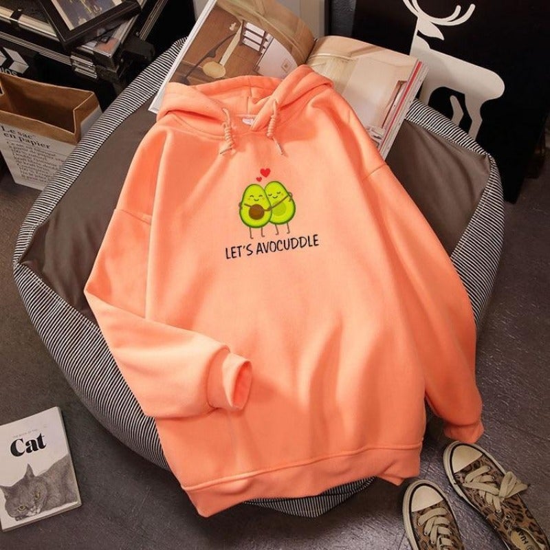 Damen-Sweatshirt mit Avocado-Print