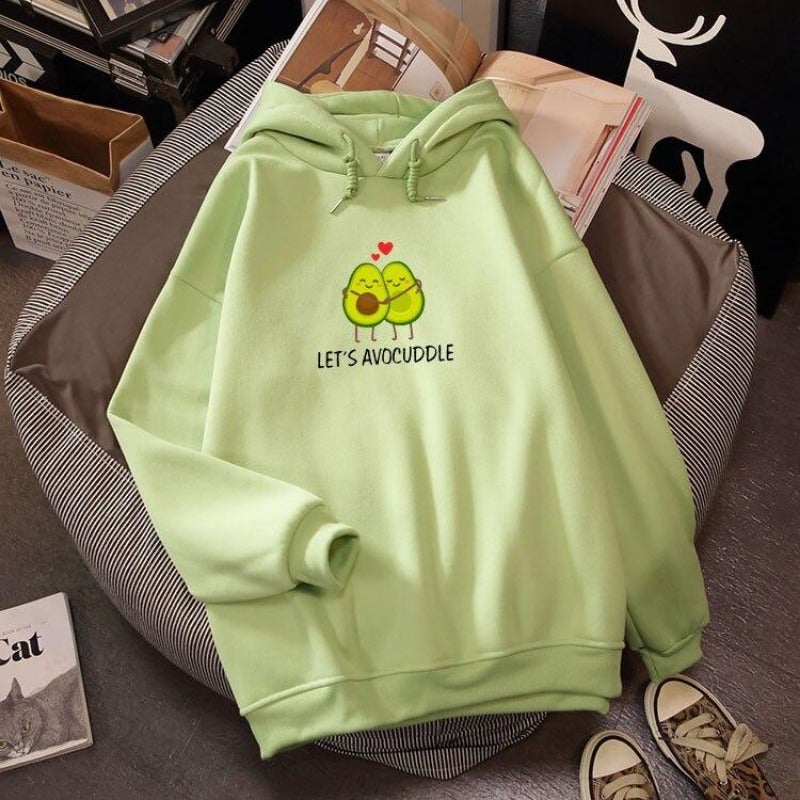 Damen-Sweatshirt mit Avocado-Print