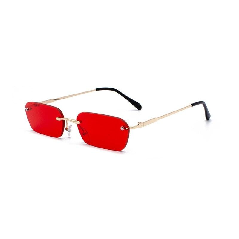 Rechteckige Sonnenbrille