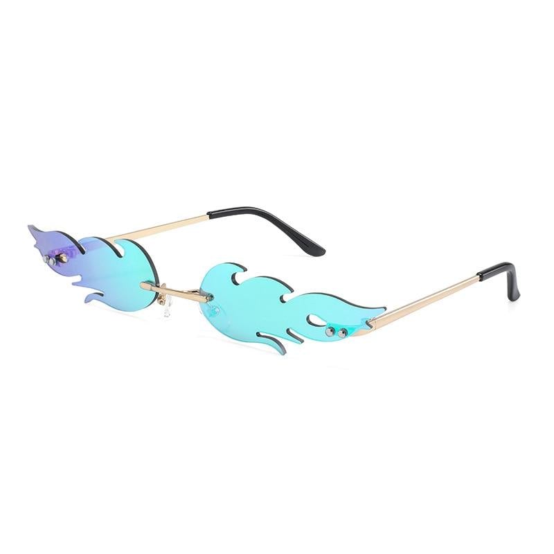 Sonnenbrille flammt