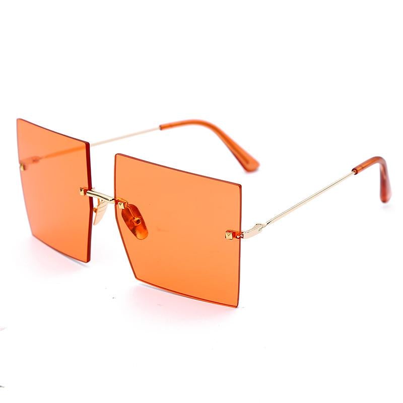 Rechteckige Sonnenbrille