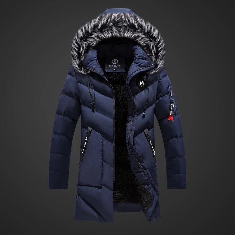 Pablo | Parka Herren Winter | Schwarz