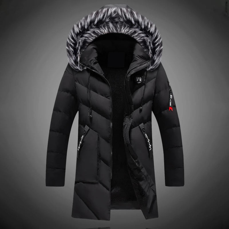 Pablo | Parka Herren Winter | Schwarz