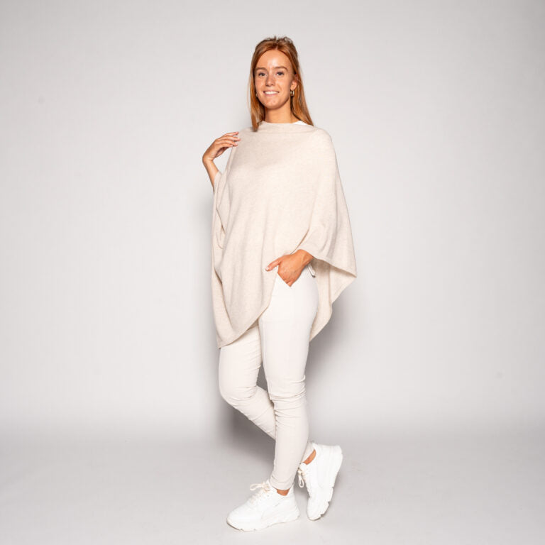 Eden - Eleganter Kaschmir-Mix Poncho