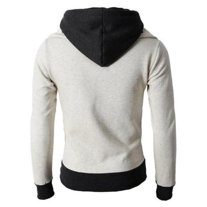 Ein Herren-Sweatshirt mit Kragen