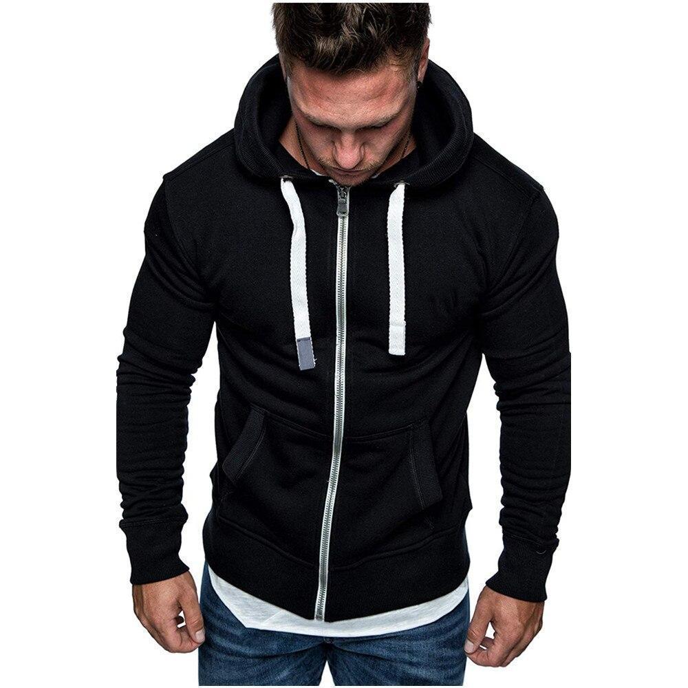 Herren-Sweatshirt mit Reißverschluss und tailliertem Schnitt