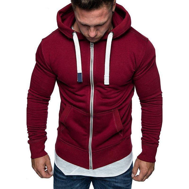 Herren-Sweatshirt mit Reißverschluss und tailliertem Schnitt