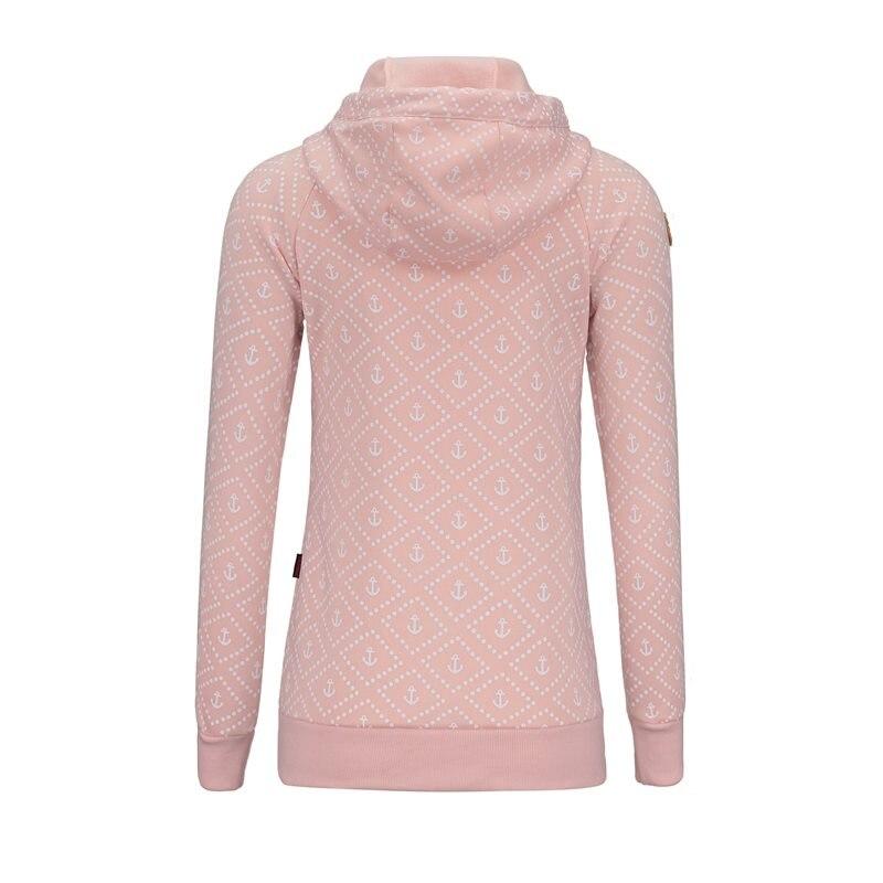 Zip-Up-Damen-Sweatshirt mit Ankermotiv