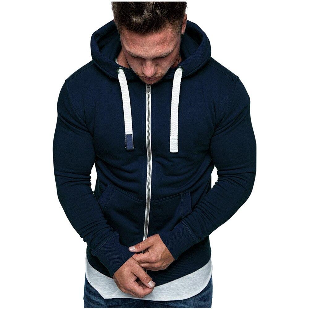 Herren-Sweatshirt mit Reißverschluss und tailliertem Schnitt