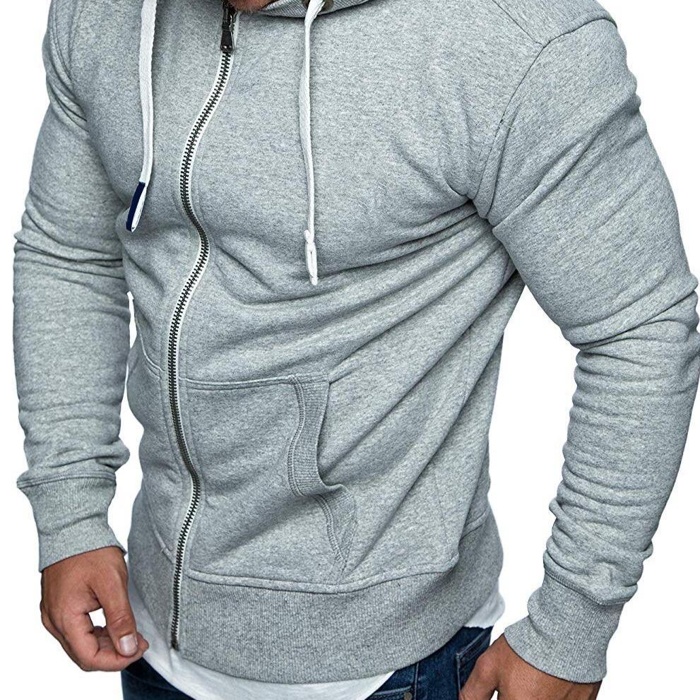 Herren-Sweatshirt mit Reißverschluss und tailliertem Schnitt