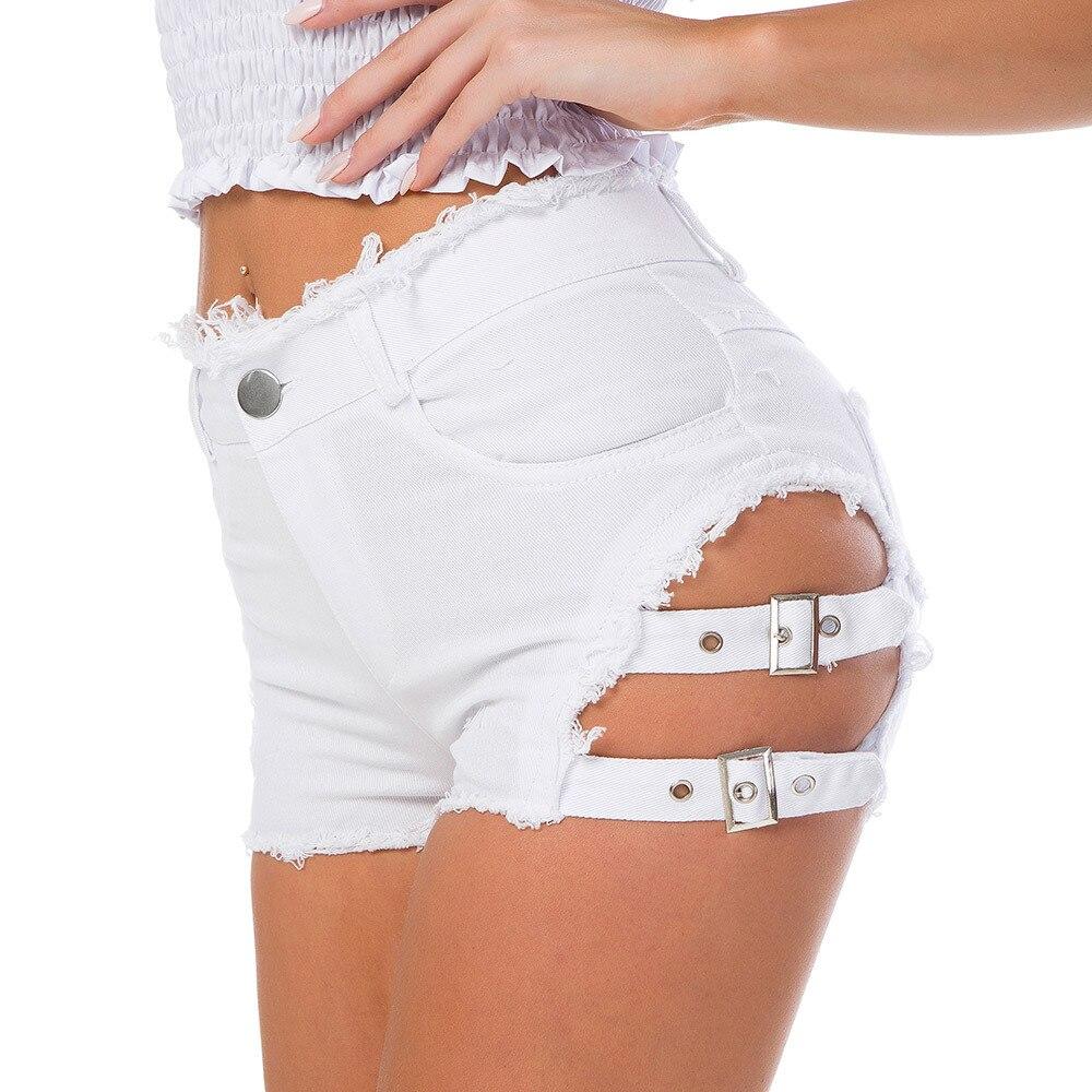 Damen-Shorts mit verstellbaren Riemen