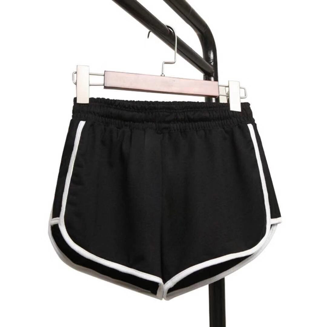 Damen-Shorts mit weißem Rand