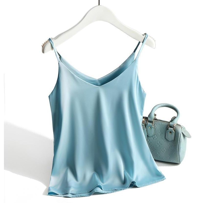 Tanktop aus Satin für Damen