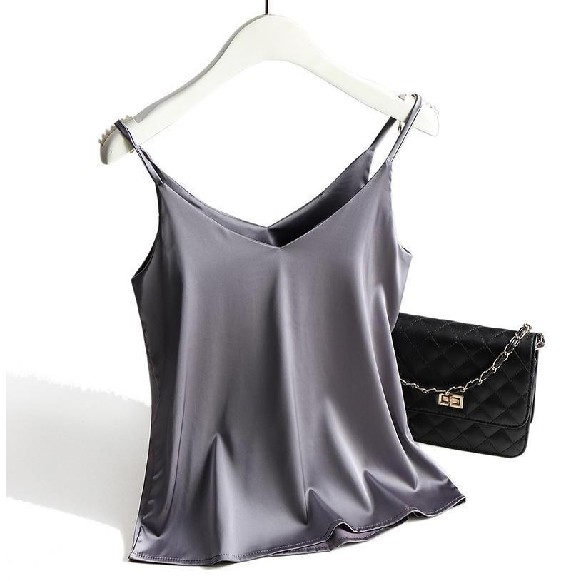 Tanktop aus Satin für Damen