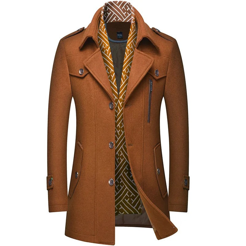 Iven - Herren Stylischer Trenchcoat | Lang